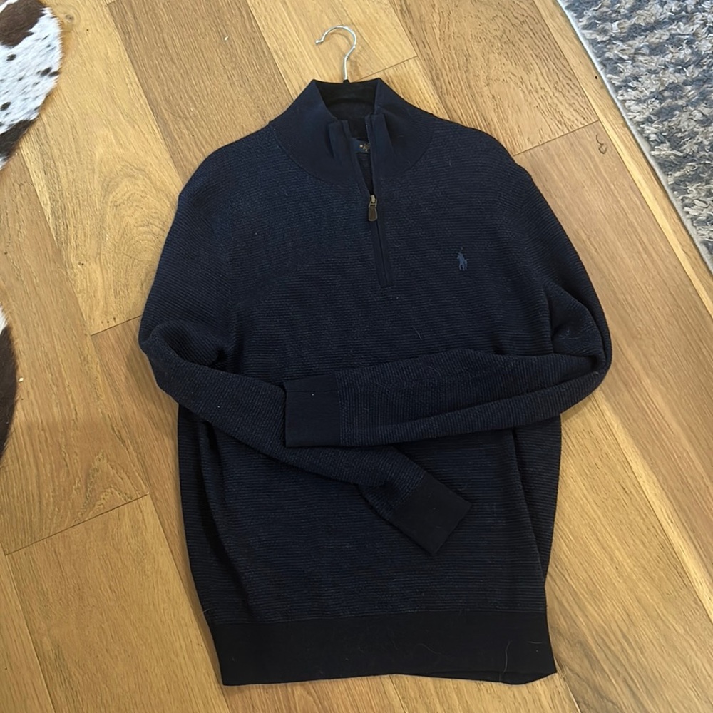 Ralph Lauren Quarter Zip - Navy Blue